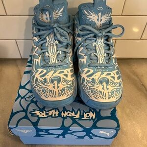 PUMA LAMELO MB.04 LaFrance Team Light blue 310903-01 Boys 3c Basketball Shoes